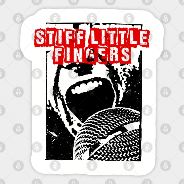 stiff Sticker by pixel agency